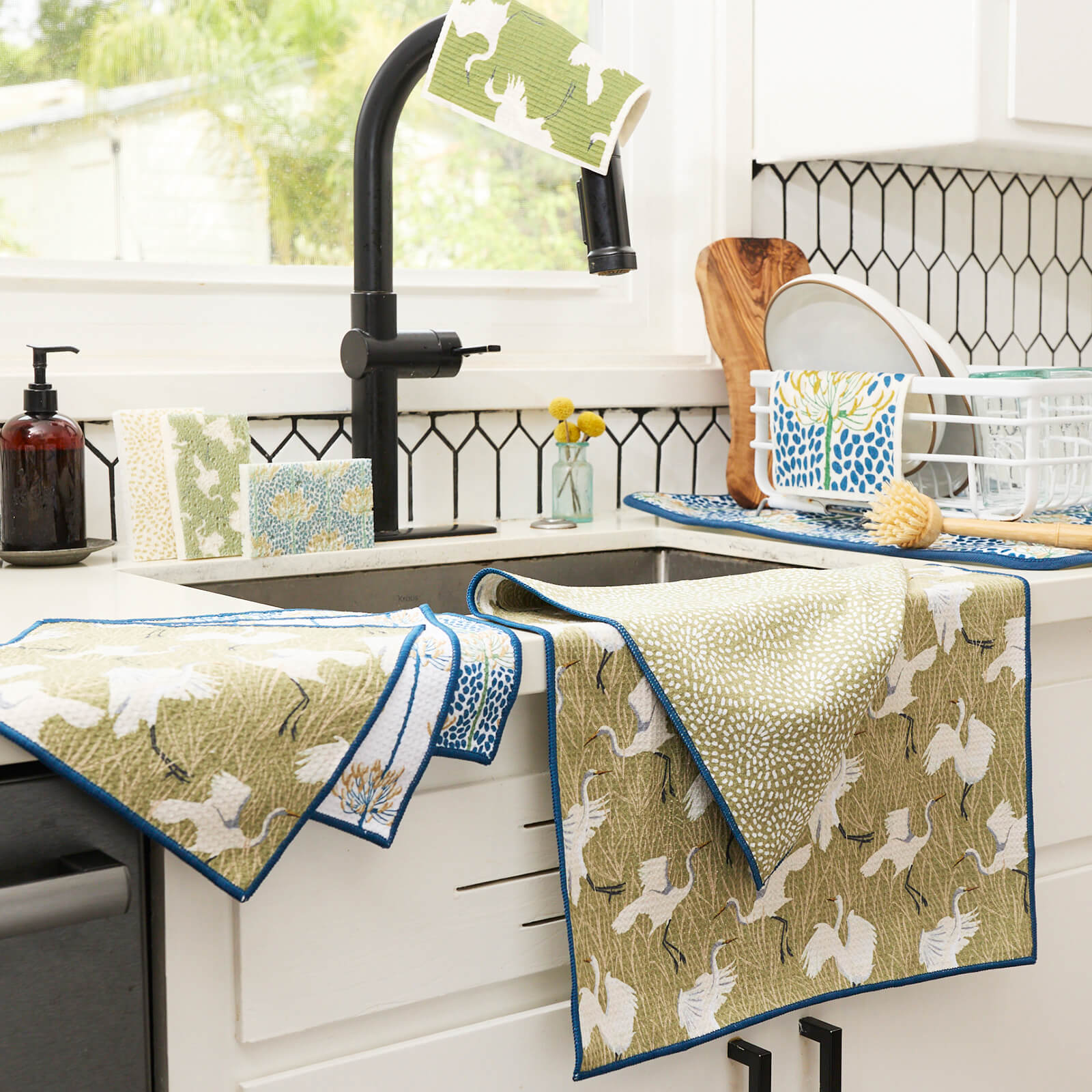Egret &amp; Reed Eco Dish Cloth (Set of 3)