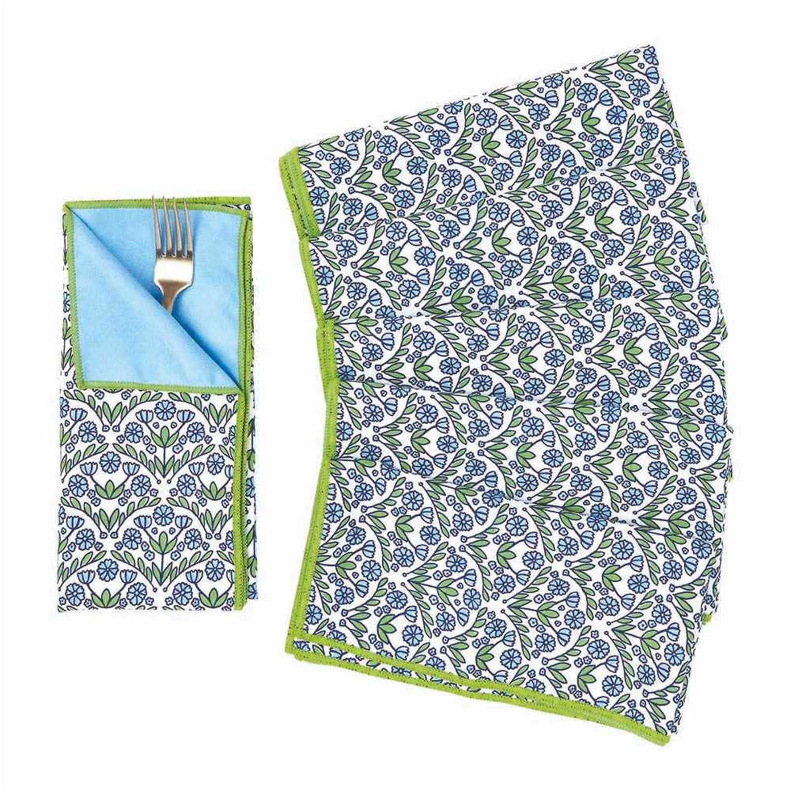 Blaire Blue blu Dinner Napkin Set of 6 Dinner Napkin - rockflowerpaper