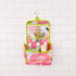 Poppies Pink Hanging Toiletry Bag Hanging Toiletry Bag - rockflowerpaper