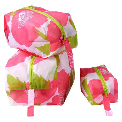 Poppies Pink Travel Cube Travel Cube - rockflowerpaper