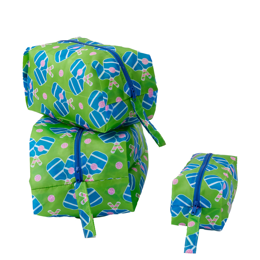 Pickleball Fun Travel Cube- Set of 3 Travel Cube - rockflowerpaper