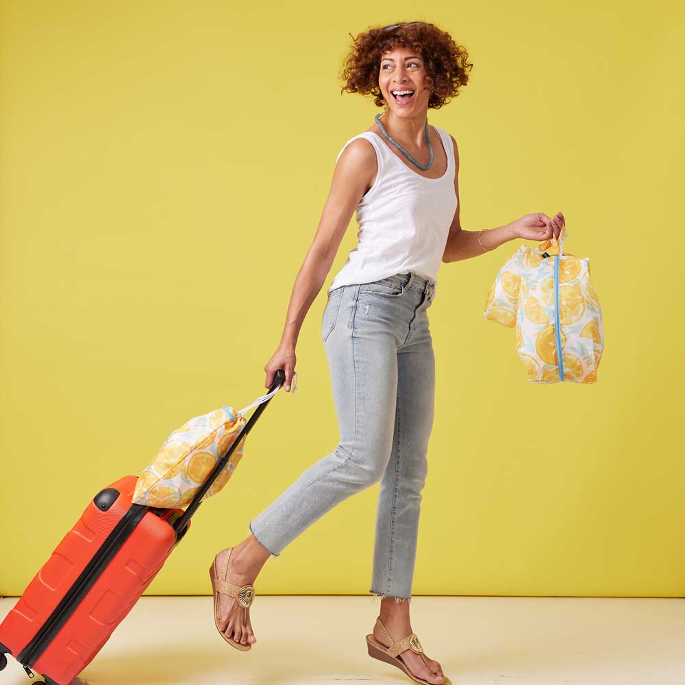 Lemon Slices Splash Proof Travel Sack Travel Sack - rockflowerpaper