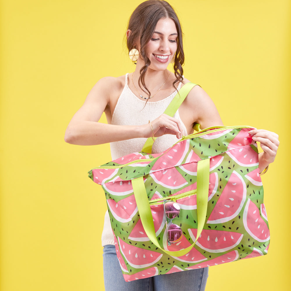 Watermelon Splash Proof Beach Bag Travel beach bag - rockflowerpaper