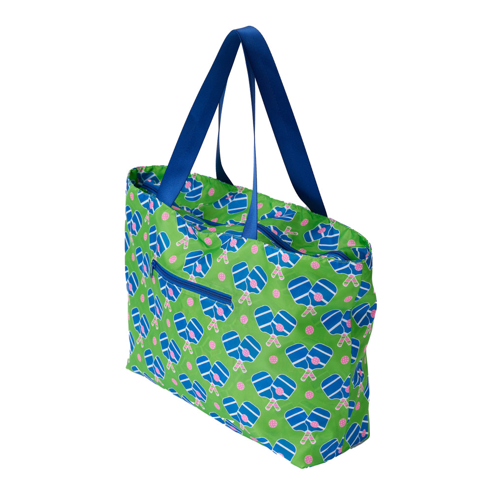 Pickleball Fun Splash Proof Beach Bag Travel beach bag - rockflowerpaper