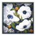 Anemone Poppy Square Lacquer Serving Tray