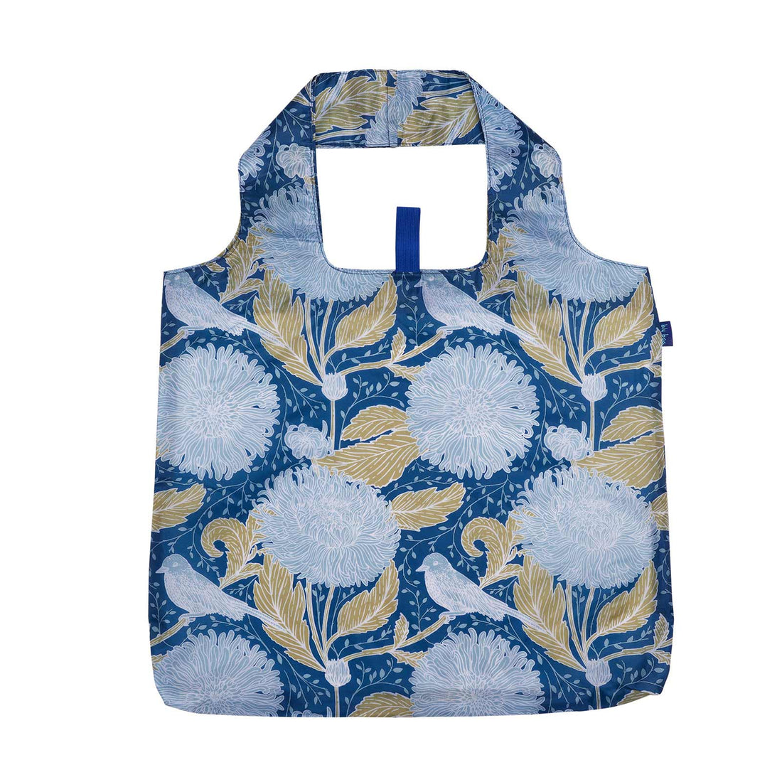 Chrysanthemum blu Reusable Shopping Bag Reusable Shopping Bag - rockflowerpaper