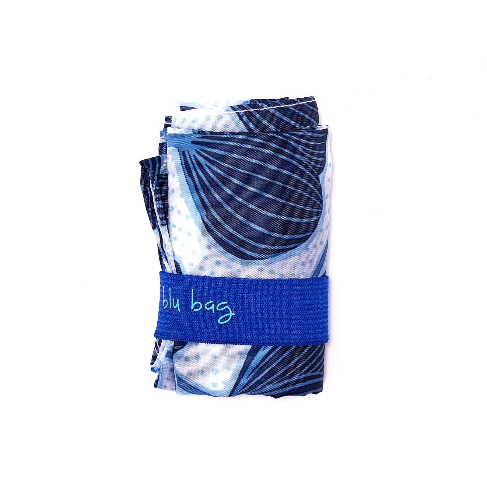 Modern Poppy Blu Bag Reusable Shopping Bag - Machine Washable Reusable Shopping Bag - rockflowerpaper