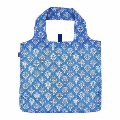 Fifer Blue blu Reusable Shopping Bag-Machine washable Reusable Shopping Bag - rockflowerpaper