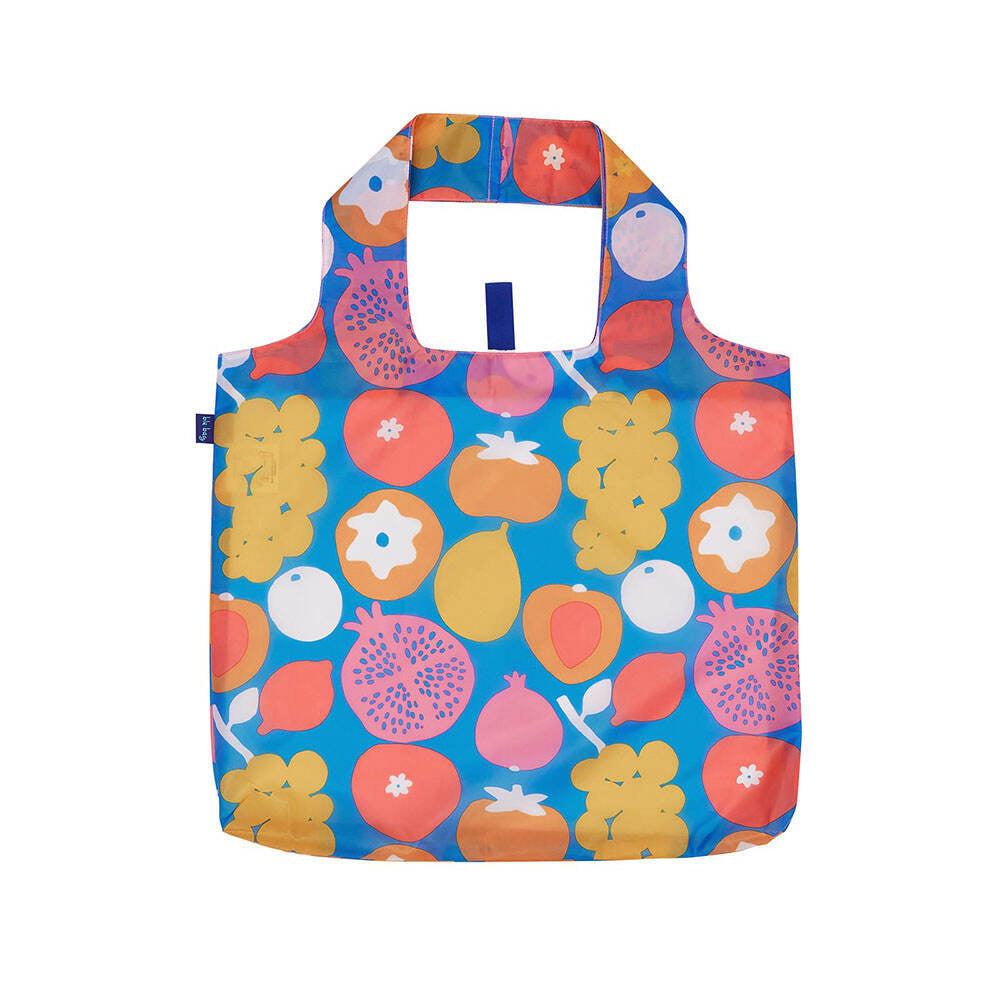 Fruity blu Reusable Shopping Bag-Machine washable Reusable Shopping Bag - rockflowerpaper