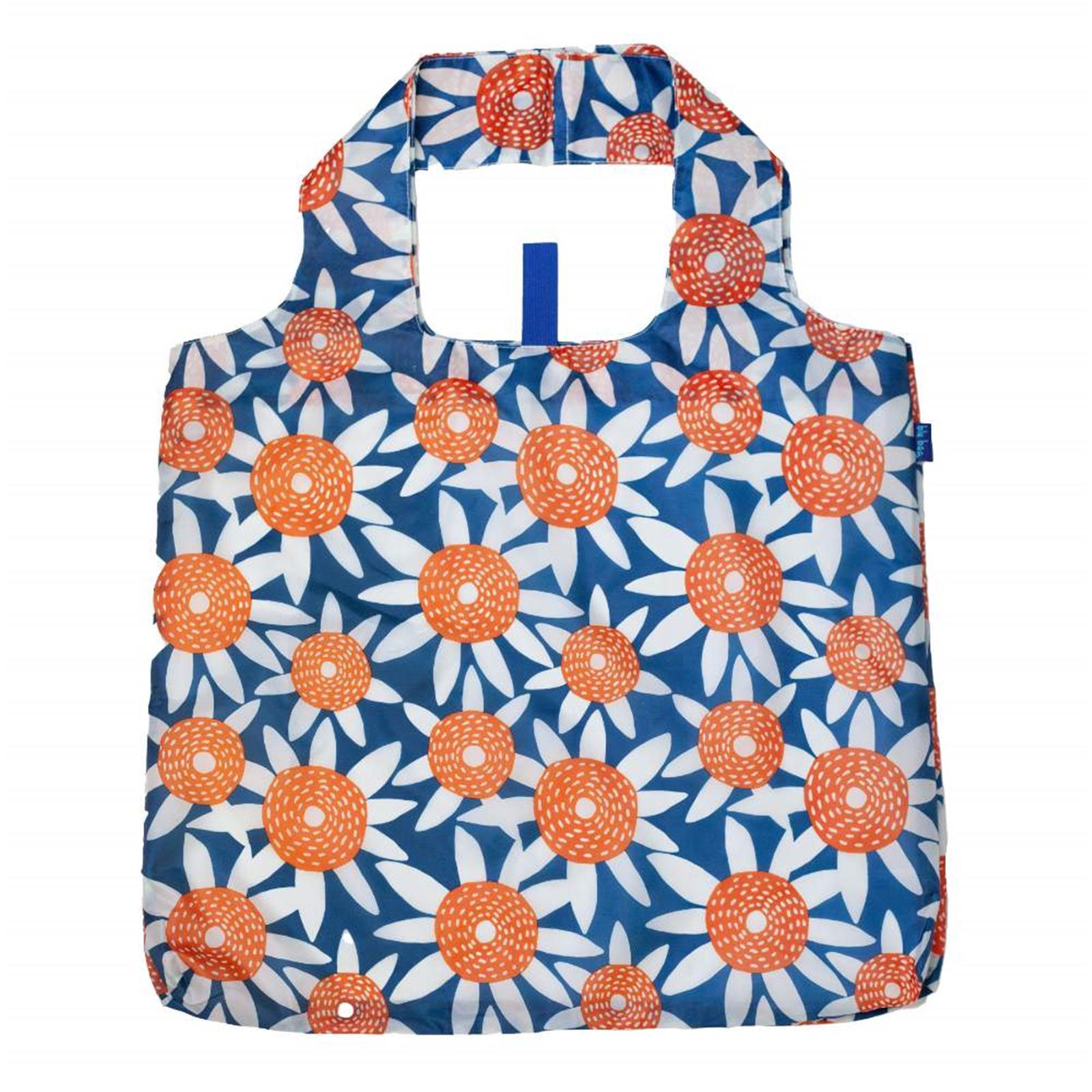 Straw Sunflowers Red Blue blu Reusable Shopping Bag-Machine washable Reusable Shopping Bag - rockflowerpaper