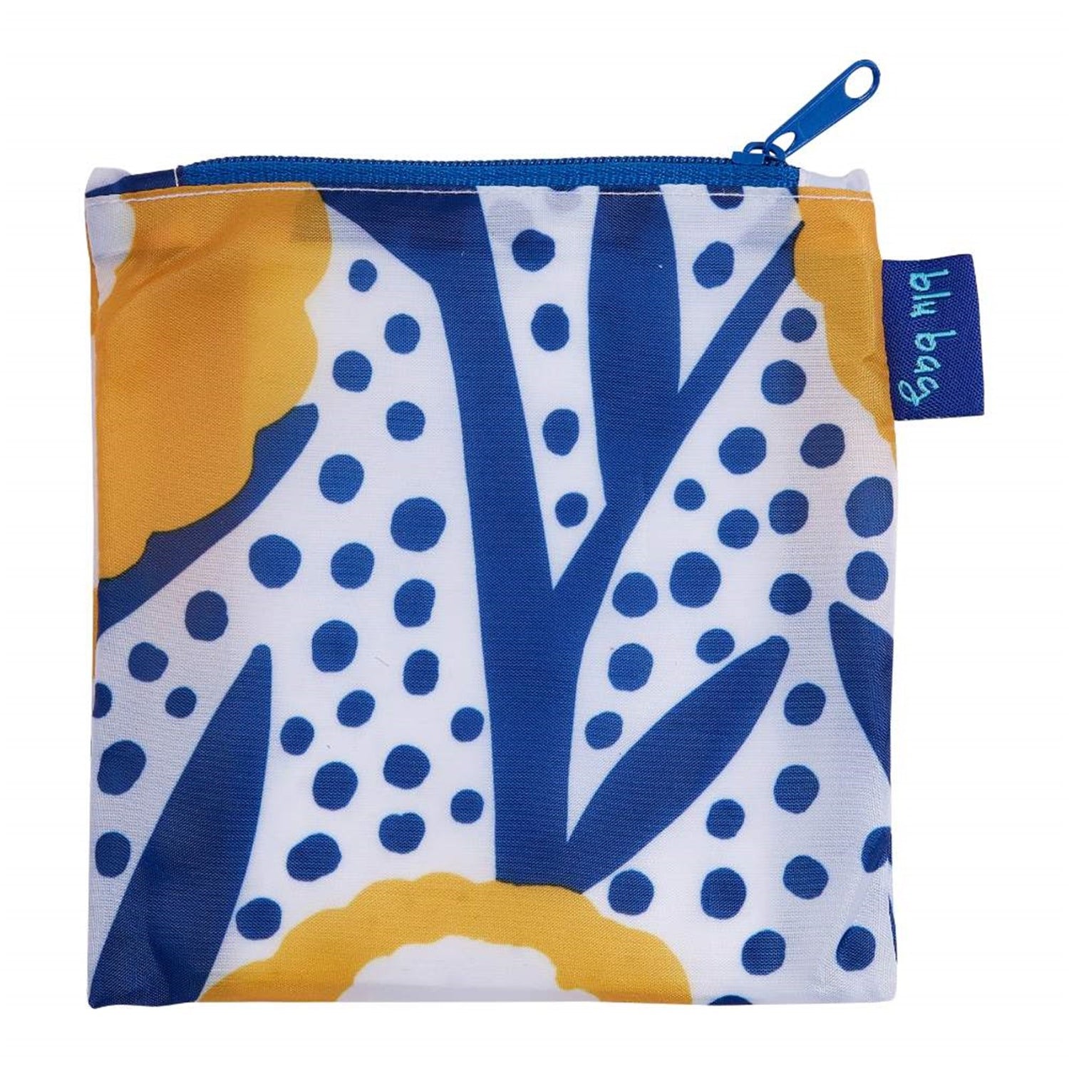 Golden Glow blu Reusable Shopping Bag-Machine washable Reusable Shopping Bag - rockflowerpaper