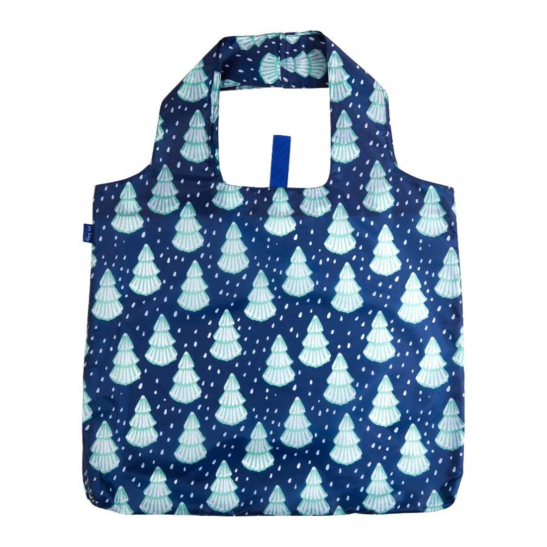 Winter Trees blu Reusable Shopping Bag-Machine washable Reusable Shopping Bag - rockflowerpaper