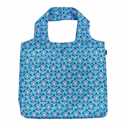 Turtles blu Reusable Shopping Bag-Machine washable Reusable Shopping Bag - rockflowerpaper