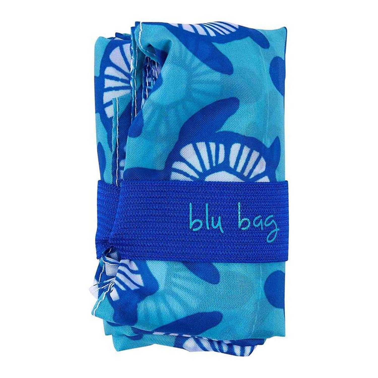 Turtles blu Reusable Shopping Bag-Machine washable Reusable Shopping Bag - rockflowerpaper