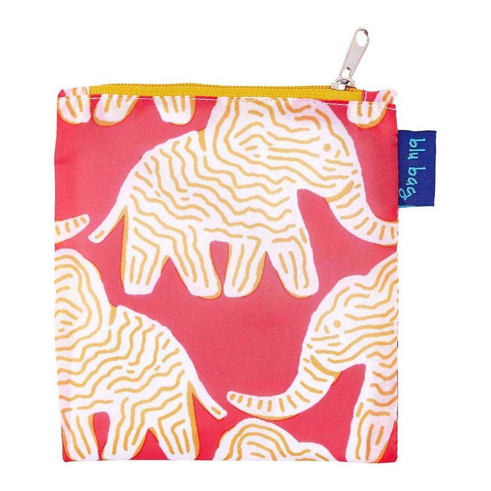 Elephants blu Reusable Shopping Bag-Machine washable Reusable Shopping Bag - rockflowerpaper