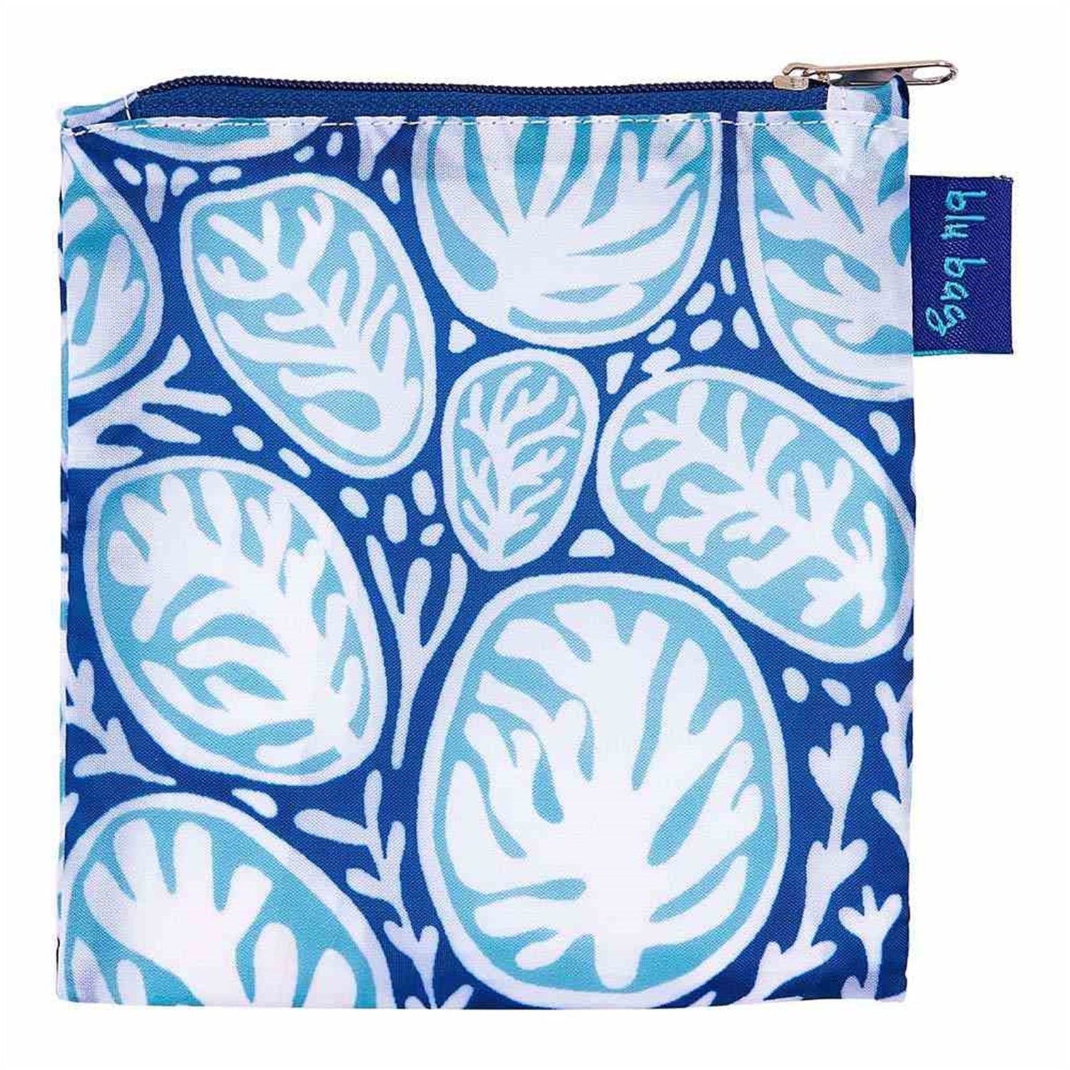 Coral Garden blu Reusable Shopping Bag-Machine washable Reusable Shopping Bag - rockflowerpaper