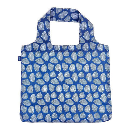 Clamshells Navy blu Reusable Shopping Bag-Machine washable Reusable Shopping Bag - rockflowerpaper