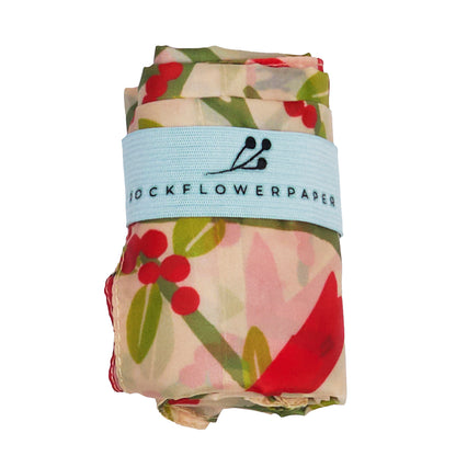 Cardinal Birds  blu Reusable Shopping Bag
