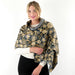 Capri Black Reversible Wrap Scarf