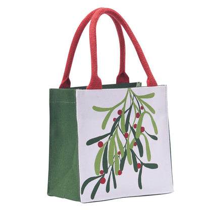 Mistletoe Reusable Itsy Bitsy Gift Bag Gift Bag - rockflowerpaper