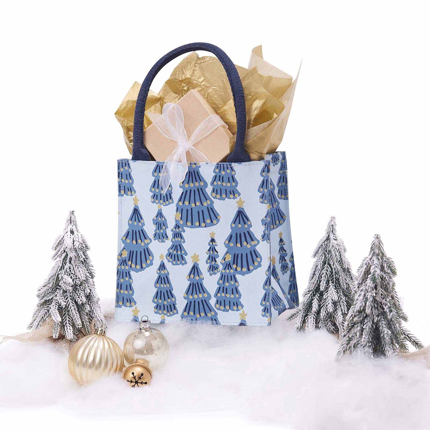 Snowy Trees Itsy Bitsy Gift Bag Gift Bag - rockflowerpaper