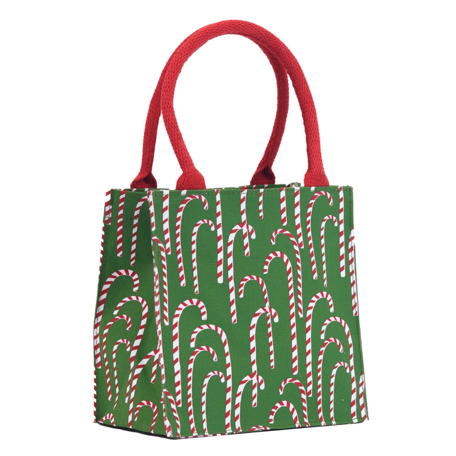 Candy Canes Reusable Itsy Bitsy Gift Bag Gift Bag - rockflowerpaper