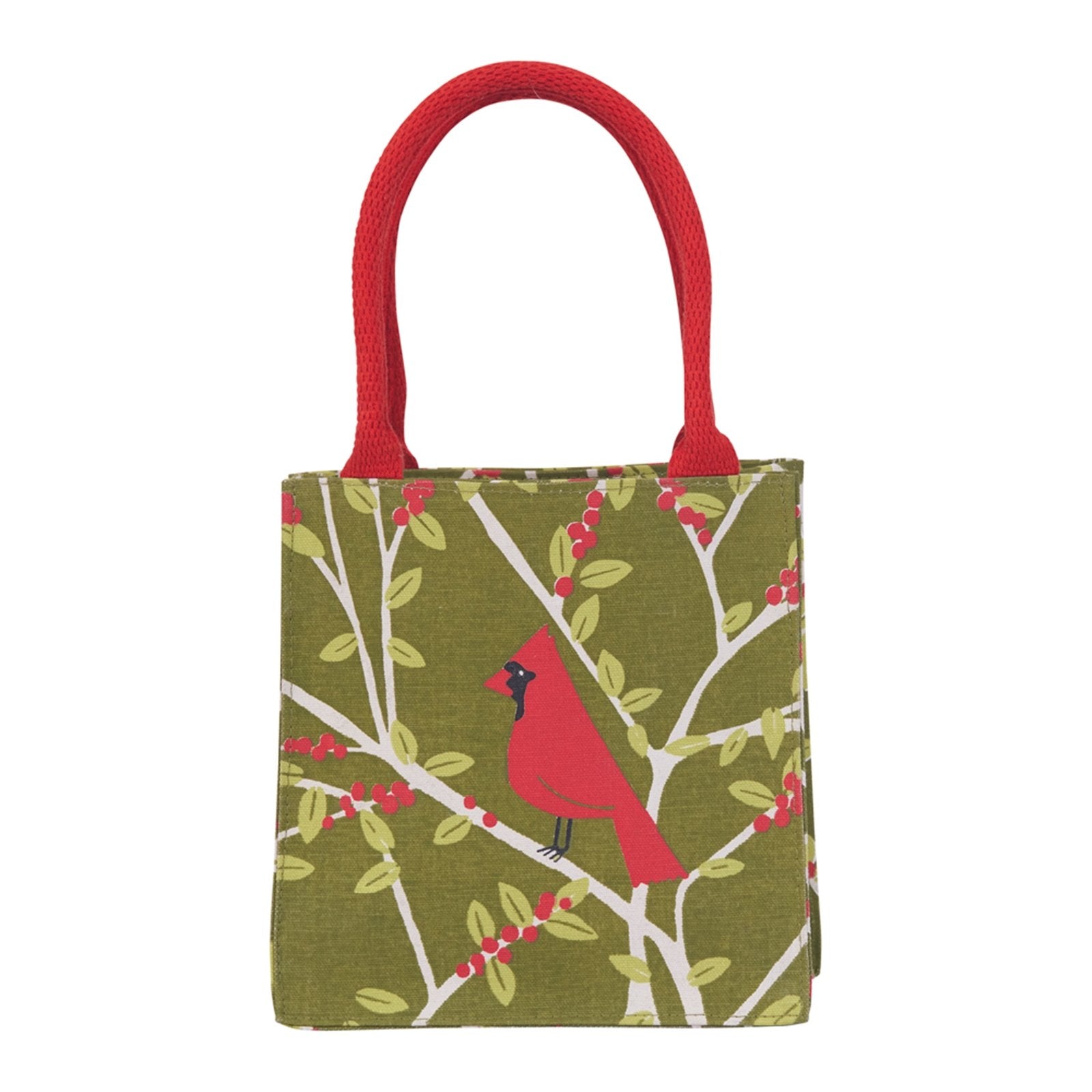 Red Cardinal Reusable Itsy Bitsy Gift Bag Gift Bag - rockflowerpaper