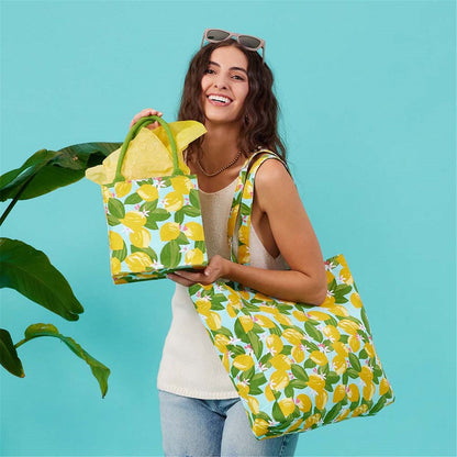 Lemon Blossoms Reusable Itsy Bitsy Gift Bag Gift Bag - rockflowerpaper