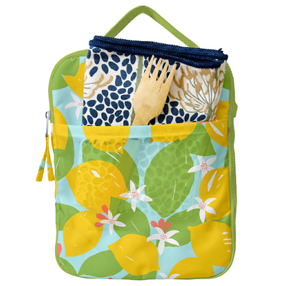 Lemon Blossoms Lunch Tote
