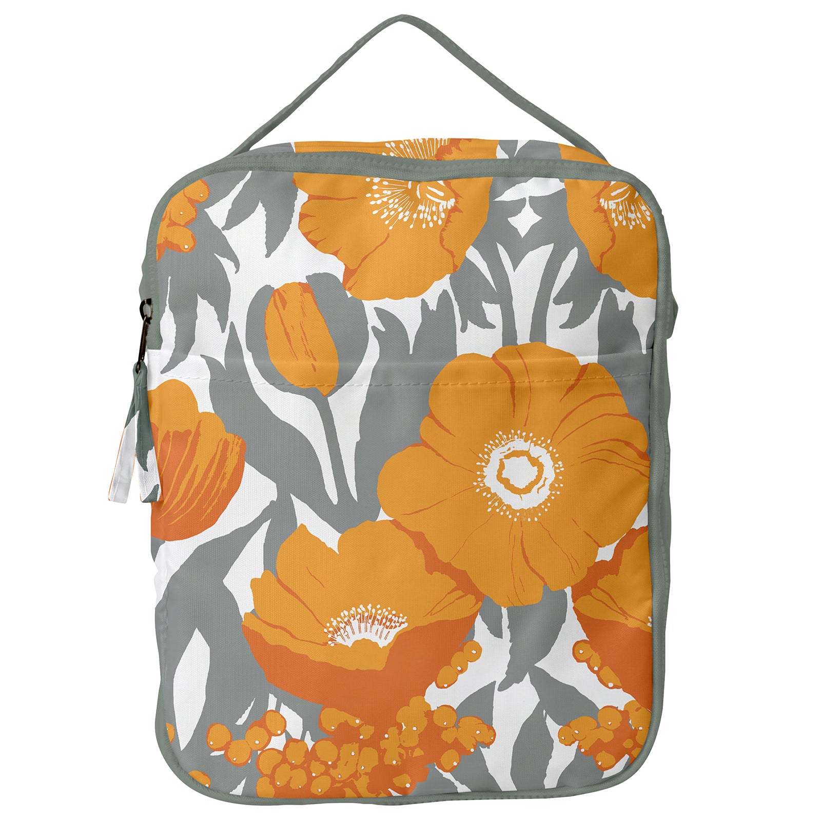 Icelandic Poppies Gold Lunch Tote