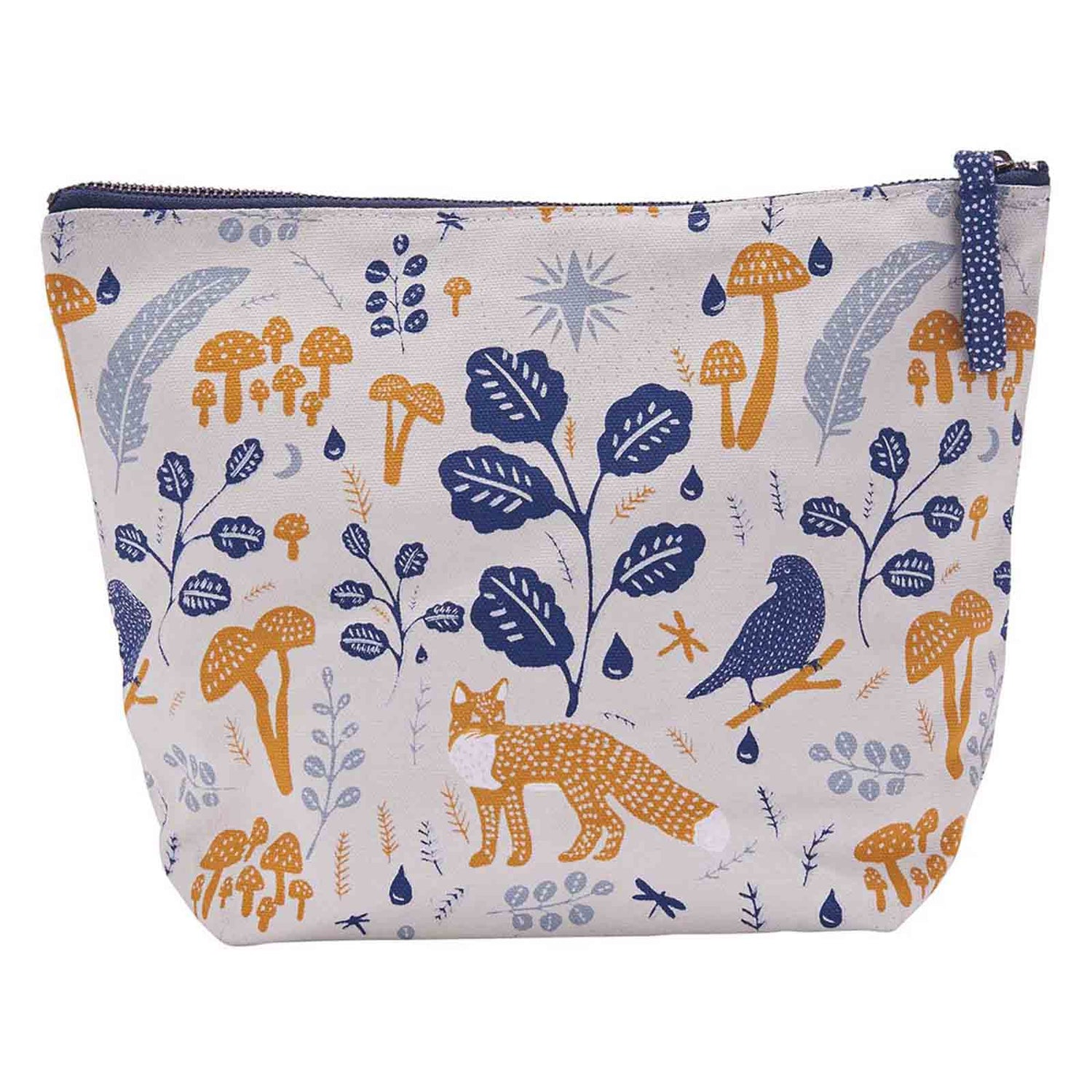 Fox and Feathers Large Relaxed Pouch Pouch - rockflowerpaper