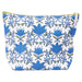 Tilly Blue Green Large Essential Canvas Pouch