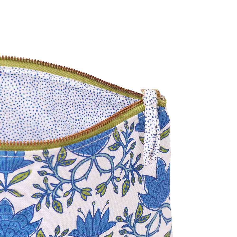 Tilly Blue Green Pouch Large Pouch - rockflowerpaper