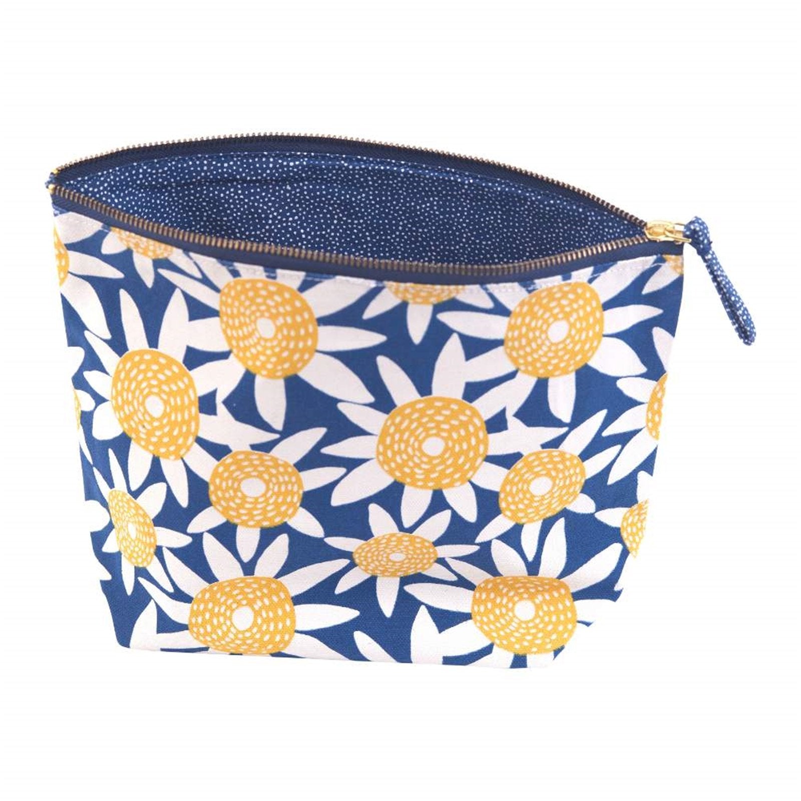 Straw Sunflower Yellow Pouch Large Pouch - rockflowerpaper