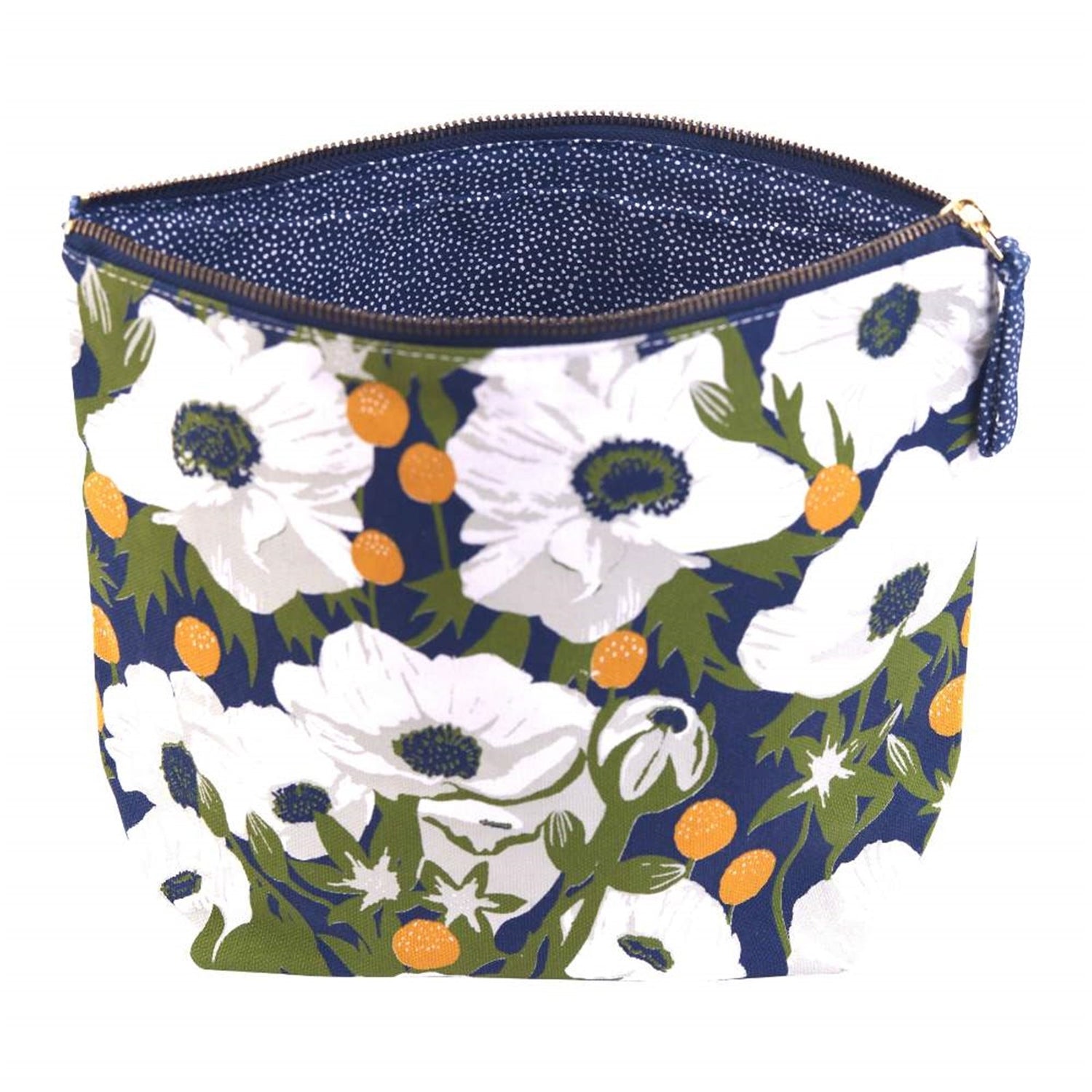 Anemone Poppy Pouch Large Pouch - rockflowerpaper