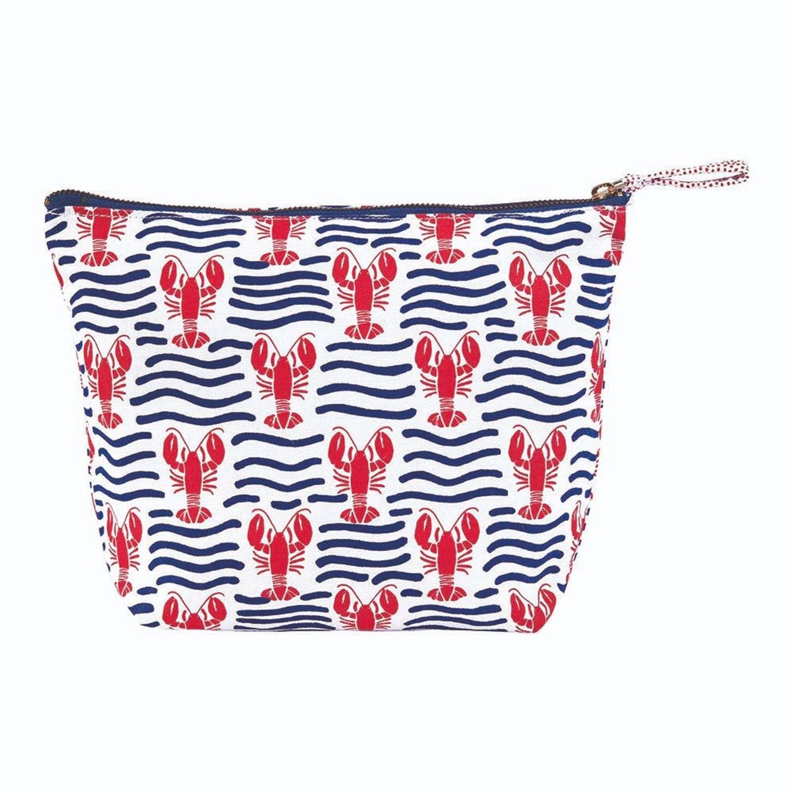 Lobster Waves Pouch Large POUCH - rockflowerpaper