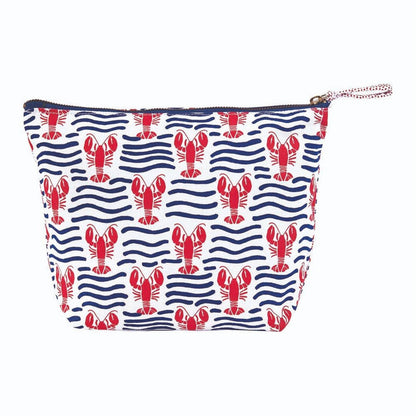 Lobster Waves Pouch Large POUCH - rockflowerpaper