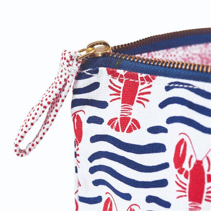 Lobster Waves Pouch Large POUCH - rockflowerpaper