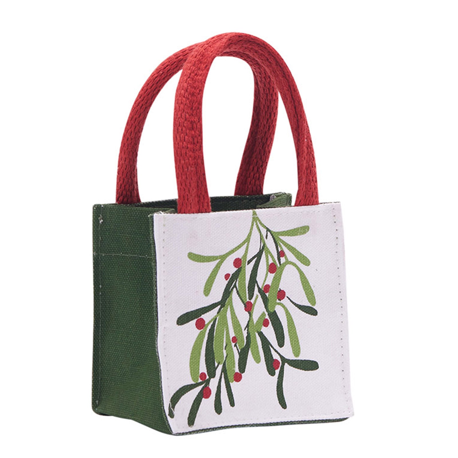 Mistletoe Small Reusable Itsy Bitsy Gift Bag Gift Bag - rockflowerpaper