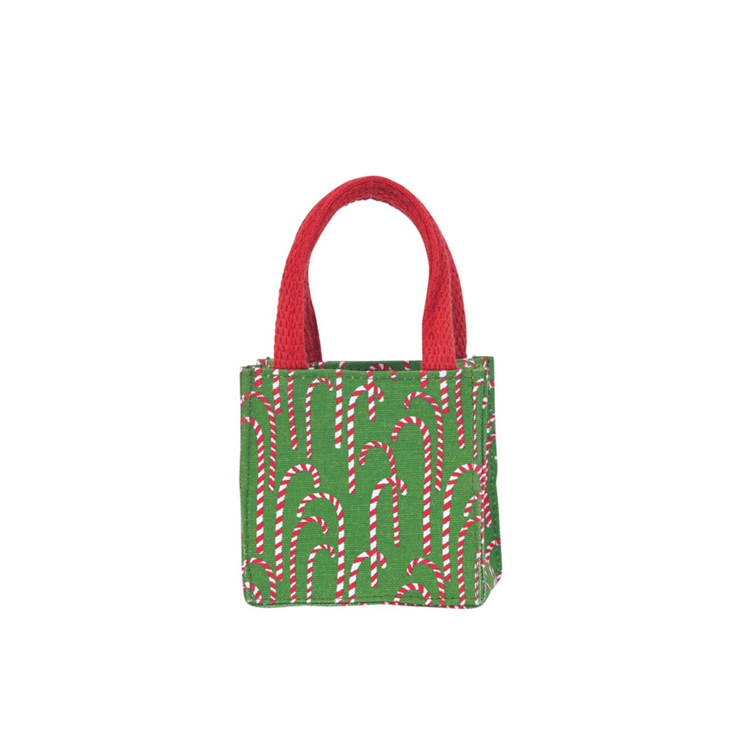 Candy Canes Reusable Itsy Bitsy Gift Bag Gift Bag - rockflowerpaper