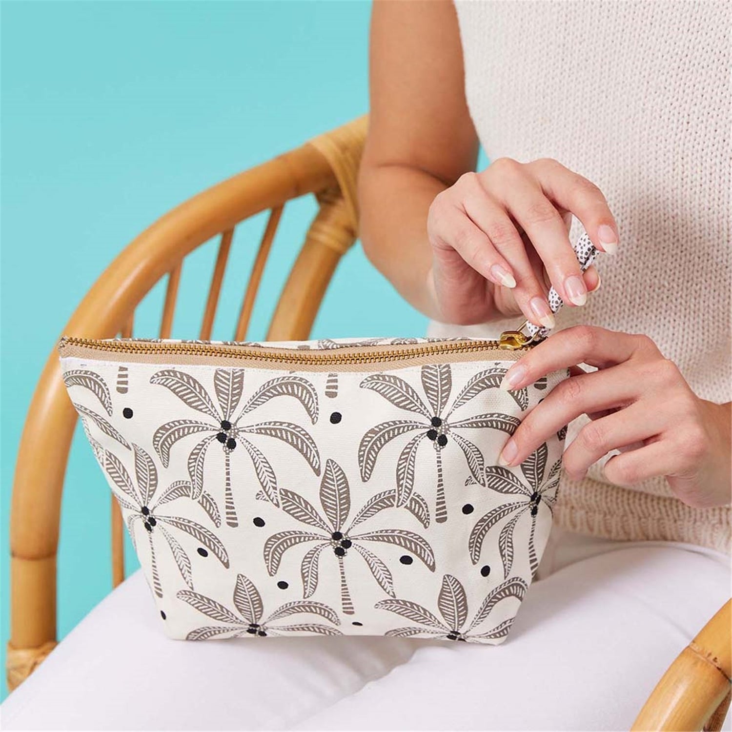 Palm Bunch Pouch Medium POUCH - rockflowerpaper