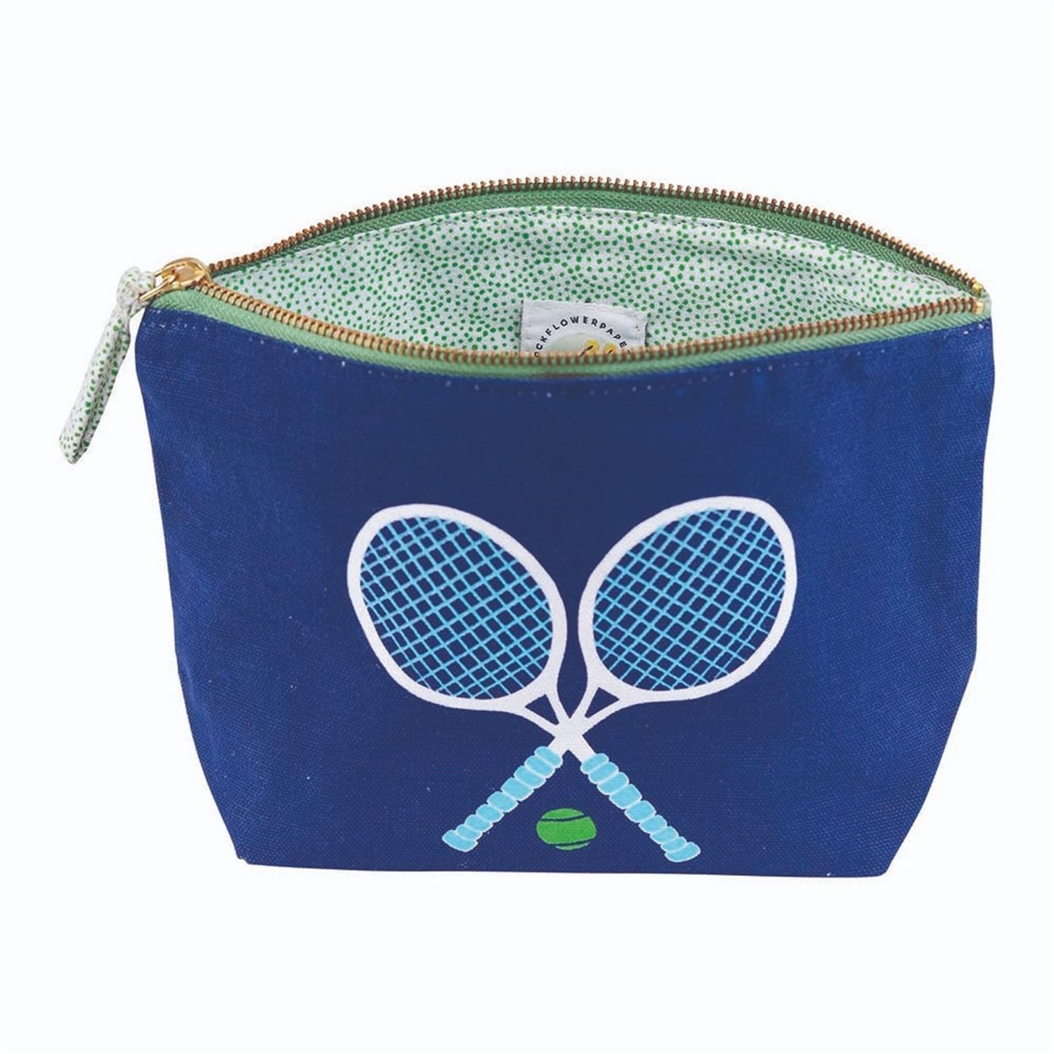 Tennis Navy Solo Pouch Medium POUCH - rockflowerpaper