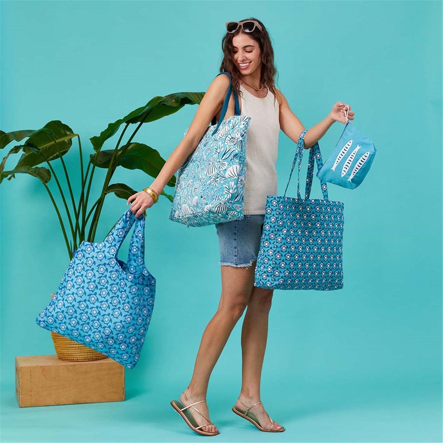 Sea Life Carryall CARRYALL - rockflowerpaper