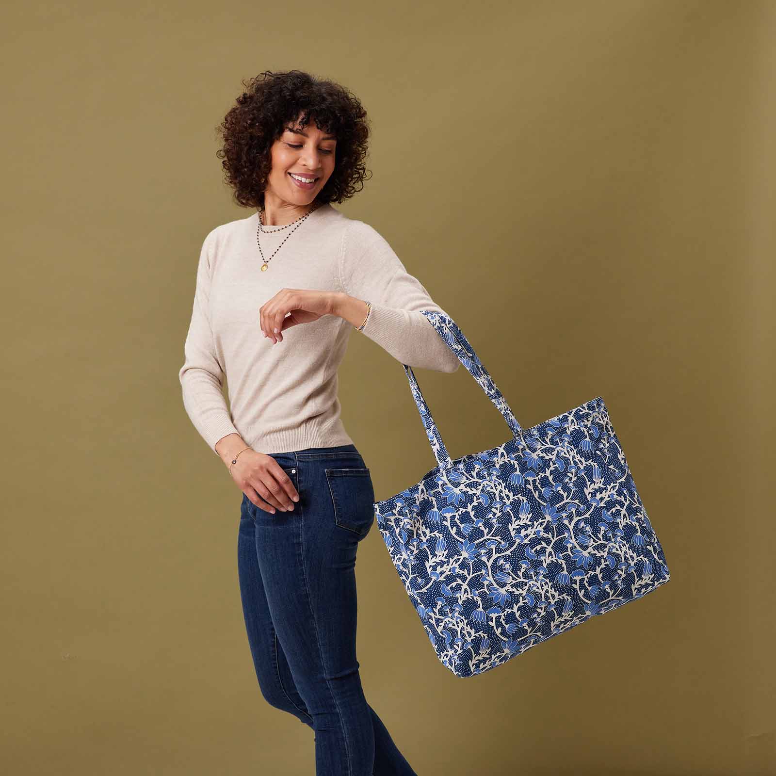 Fleur Little Shopper Tote Bag Tote - rockflowerpaper