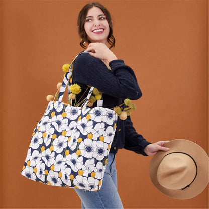 Windflower Little Shopper Tote Bag Tote - rockflowerpaper