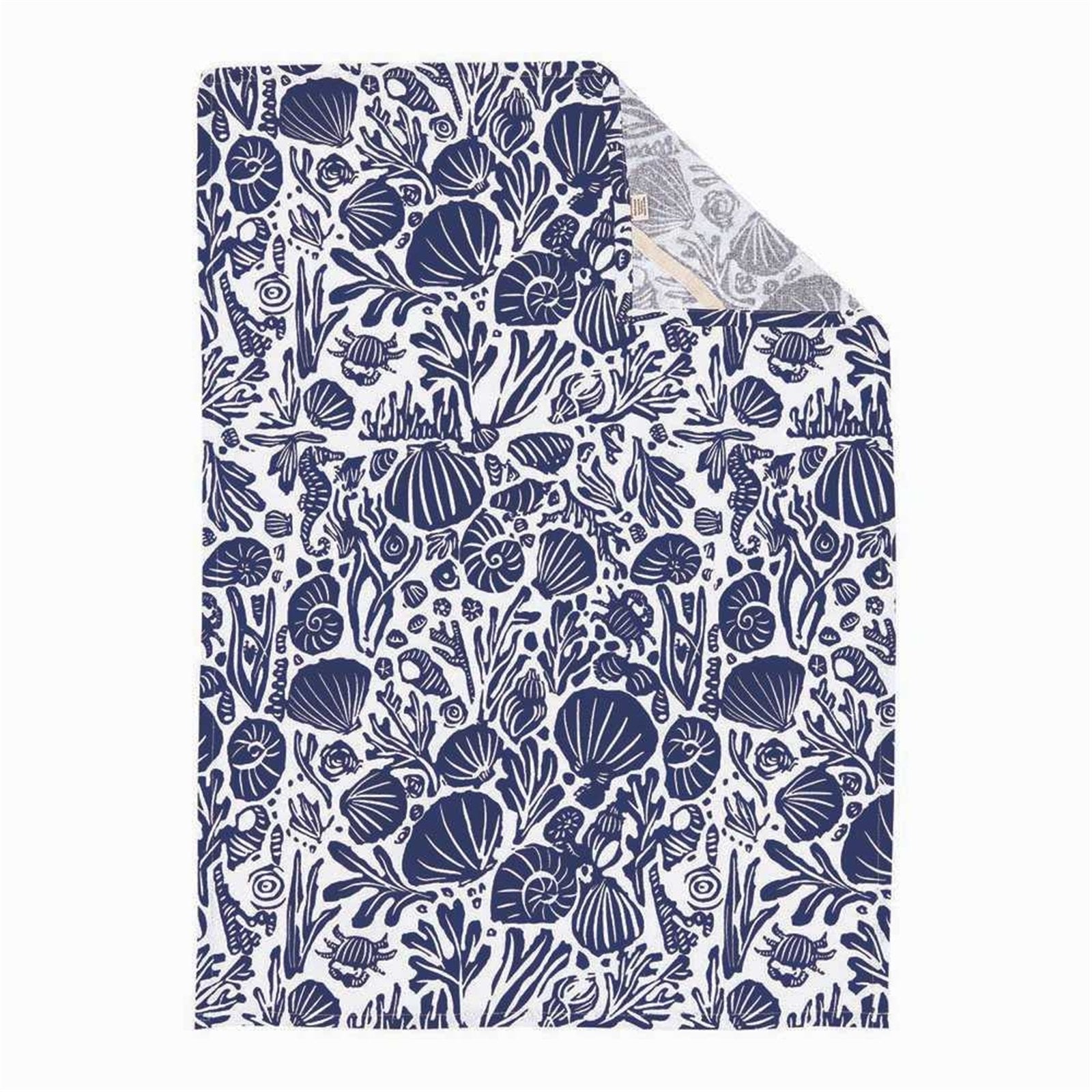 Sea Life Kitchen Cotton Towels (Set of 3) Cotton Kitchen Towel - rockflowerpaper