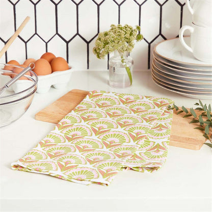 Poppy Papaver Cotton Kitchen Towels (Set of 3) Cotton Kitchen Towel - rockflowerpaper