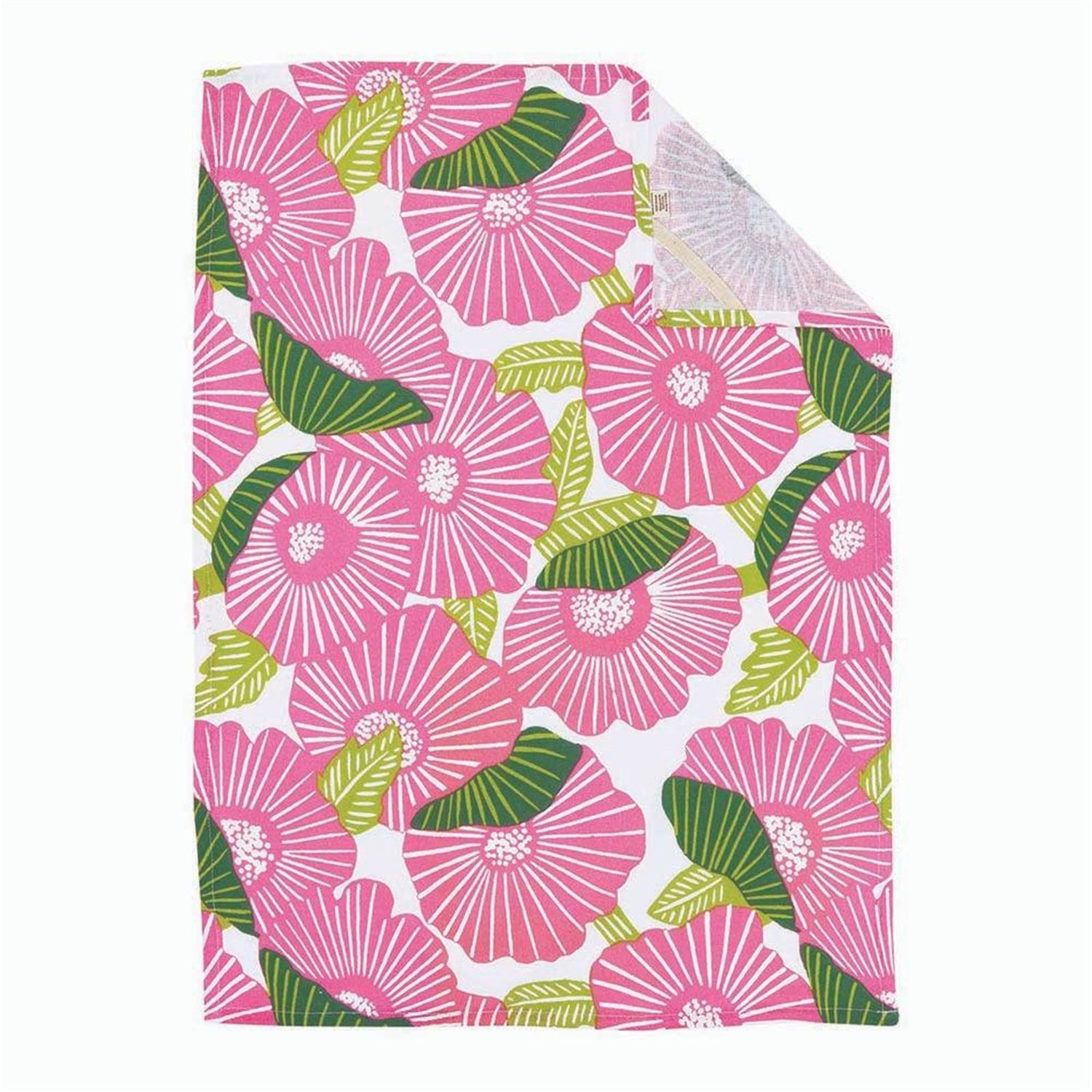 Poppy Papaver Cotton Kitchen Towels (Set of 3) Cotton Kitchen Towel - rockflowerpaper