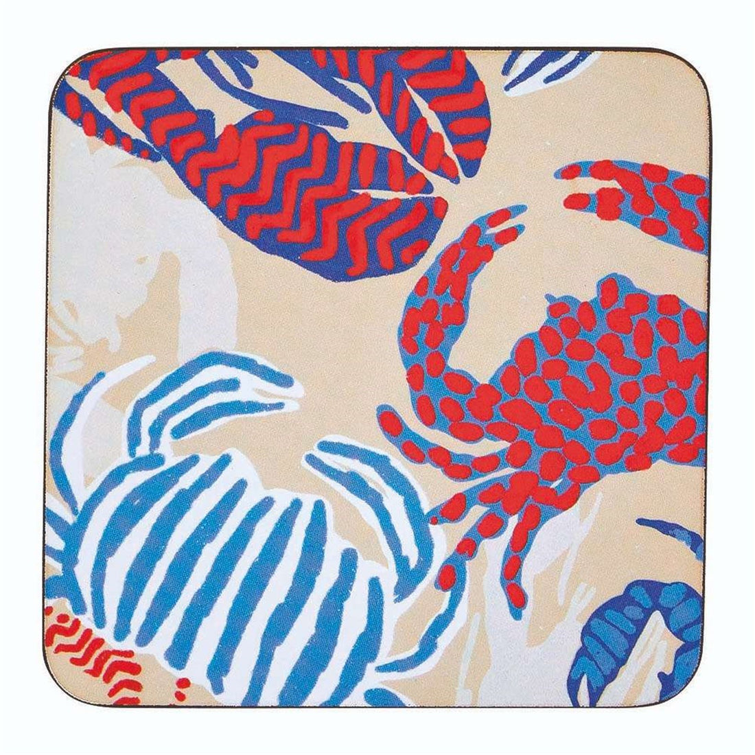 Sandy Claws Square Coaster - Set of 4 Coaster - rockflowerpaper