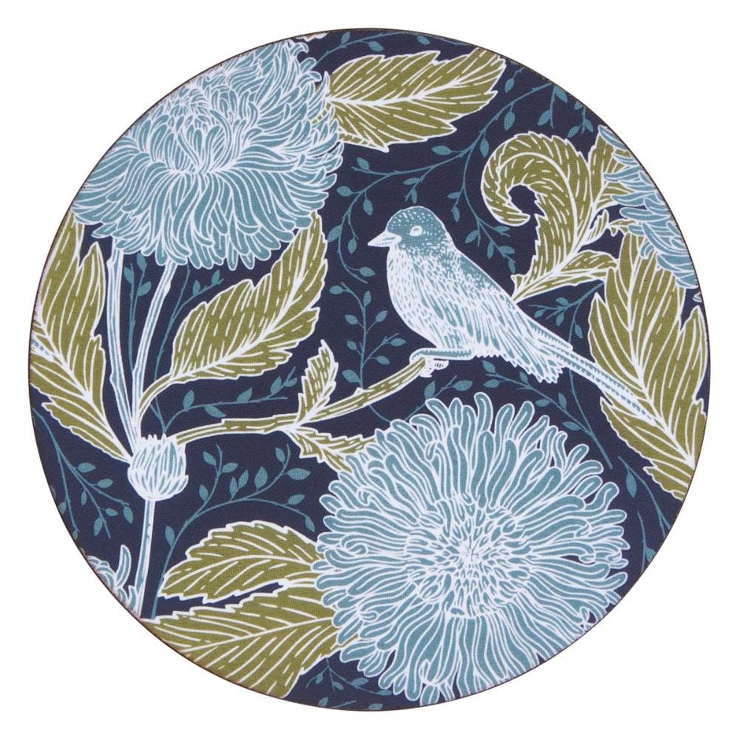 Chrysanthemum Bird Home Bundle Placemat - rockflowerpaper